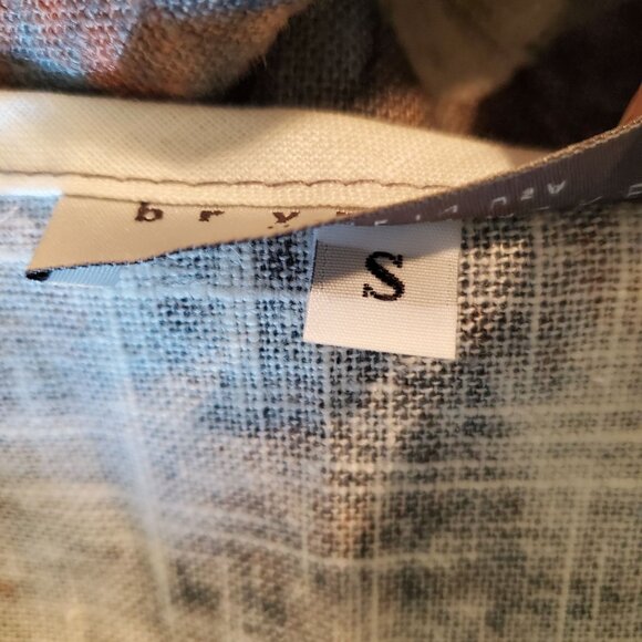 Bryn Walker Sleeveless Burdock Multicolor Floral Linen Langenlook Midi Dress S - Picture 10 of 10